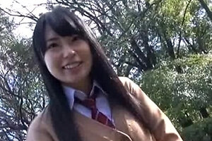 Hitch hiking teen outdoor public fuck in this hd video