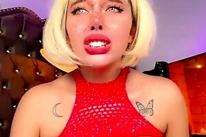 Awesome Teen With Big Boobs Dildo Masturbation