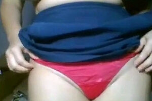 Big-Titted Teen Pleasures Herself with Two Dildos on Webcam