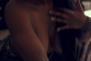 Interracial fucking and deep throat blowjob on sofa in hd