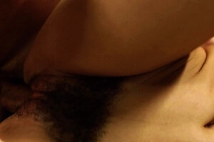 Kasey Warner's hairy cunt is deeply penetrated