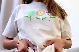 Teen Girl Solo Masturbation and Striptease 27