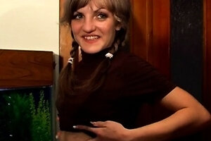 Passionate young Tesia blows like a champ