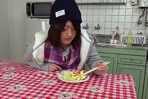 Petite Japanese Step-Sister Seduce Boy to learn to suck