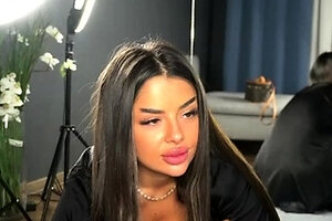 Sexy teen ebony solo toy masturbation