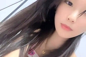 Amateur asian teen licks ass and sucks cock