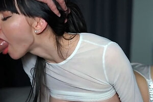 Sucked off dangled student for super-fucking-hot porn -