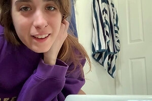 Real party amateur teen sucking cock POV in public