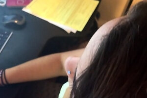 Sexy interracial teen blowjob fuck