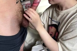 Step Sister Wants me to Give Her a Blowjob and Fuck Her