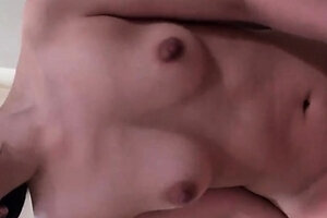 Rin Matsuura deepthroats man-meat and gets creampied in