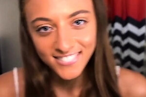 Beautiful skinny stepsister Gia POV fuc