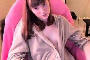 Small titted teen from EU masturbating