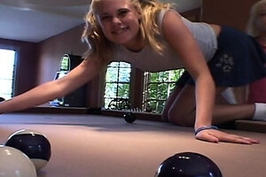 Little Summer licks pussy