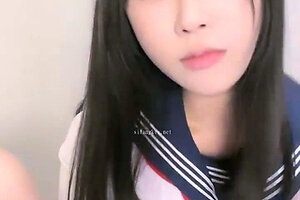 Small titted Briana toying herself poolside