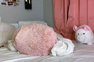 Amateur blonde teen girlfriend toyed and facialized