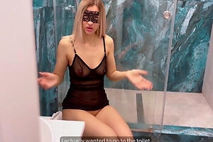 Stepbrother bangs stepsis during super-naughty onanism