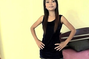 Lusty Asian Teen Rides Horny Dick