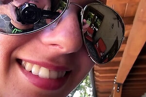 Sweet Small Tits Wet Girl get Deep Fuck by Big White Cock