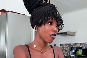 Tight Black Teen Rough Pussy Railed POV