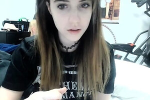 Emo Teen Becka Solo Webcam Masturbation Porn