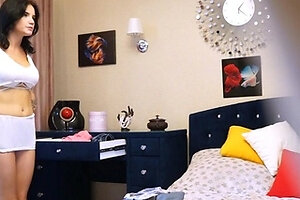 Sexy teen on spy cam