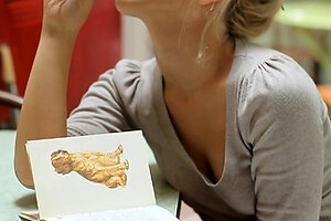 Latina teen Renae Cruz hot solo dildo masturbation