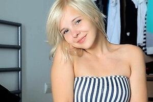 Cute Blonde Teen Solo Orgasm