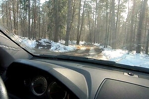 Naked Russian Babe Pours Washing Liquid on Her Big Ass