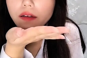 Cute Asian Chubby Teen Wild Dildo Masturbation