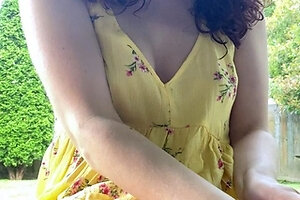 Awesome Amateur teen blonde toying pussy