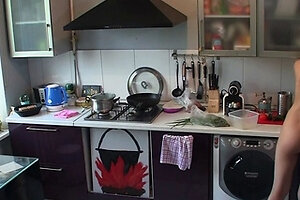 Sexy blonde on spycam