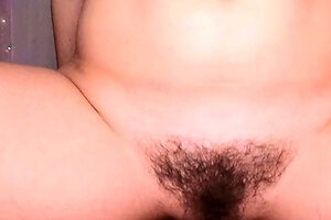 Hairycunt 21yo babe riding stepdads dick