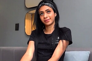 Sexy latin teen plays hard to get POV